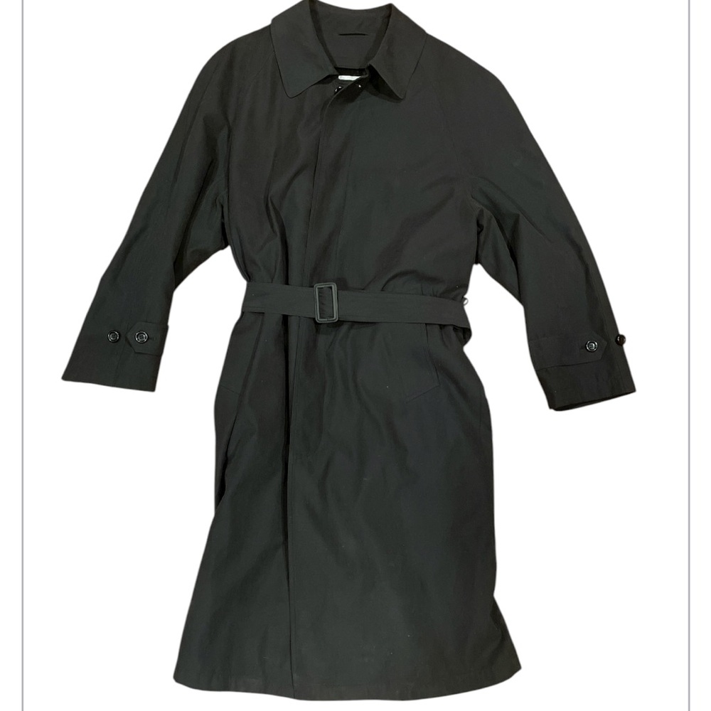 Men’s Rossi black trench coat size 40 Umberto Rossi jacket